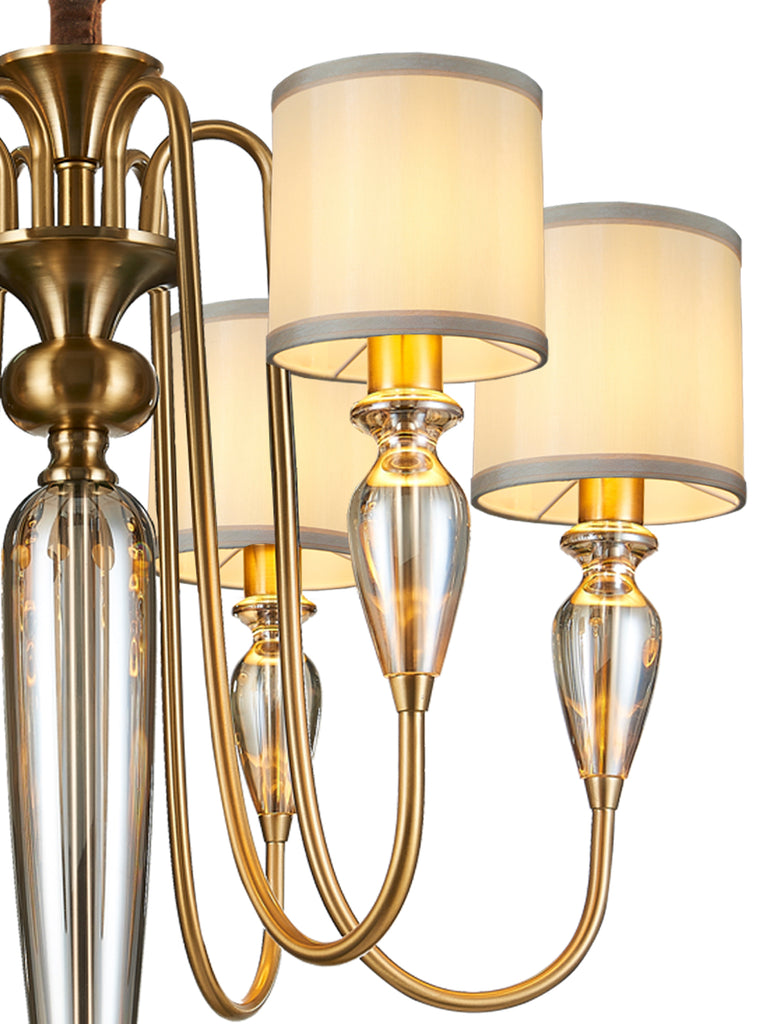 Aubrey 6-Lamp | Buy Premium Chandeliers Online in India | Jainsons Emporio Lights