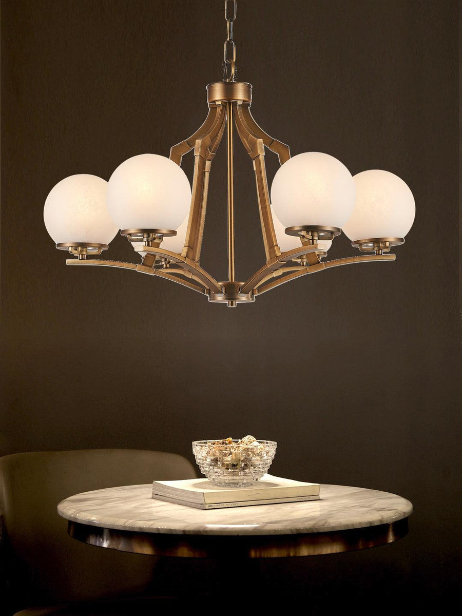 Orville Gold Chandelier Buy Modern Chandeliers Online India