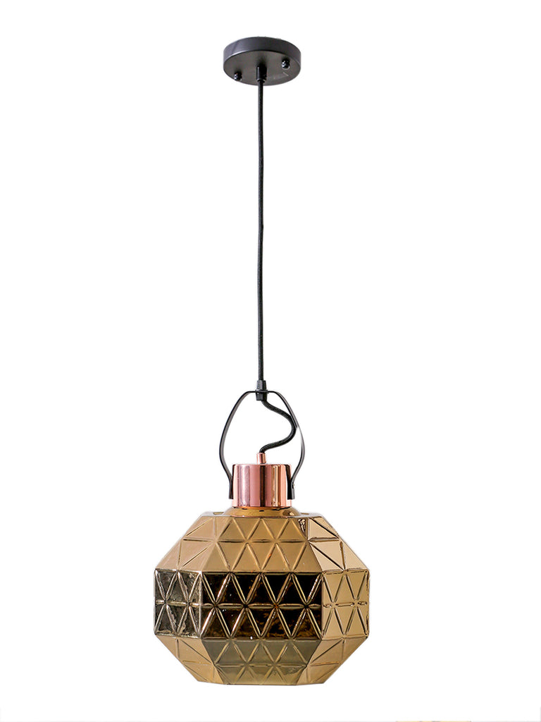 Graces Gold Eclectic Glass Pendant Lamp | Buy Luxury Hanging Lights Online India
