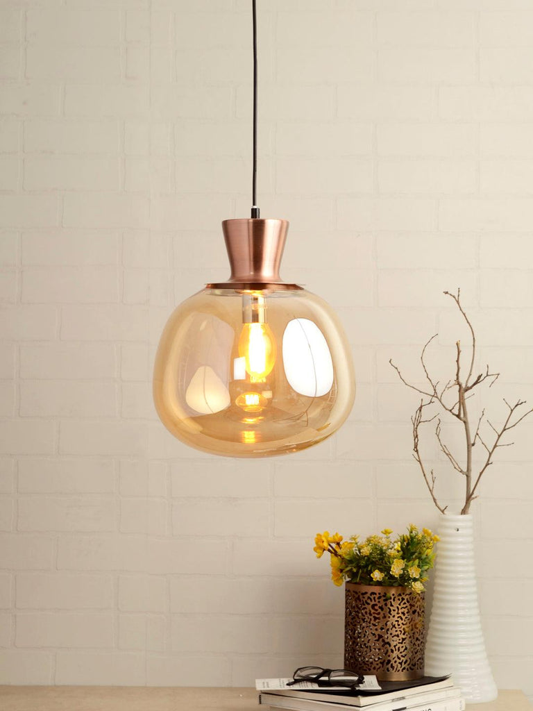 Jones Amber Pendant Lamp | Buy Luxury Hanging Lights Online India