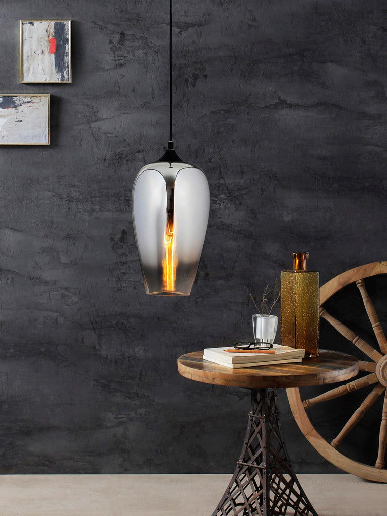 Ombre Silver Modern Ceiling Light | Buy Modern Ceiling Lights Online India