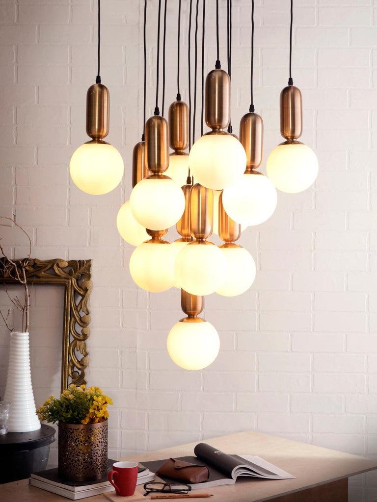 Aballs Gold Multi Light Chandelier | Buy Luxury Chandeliers Online India