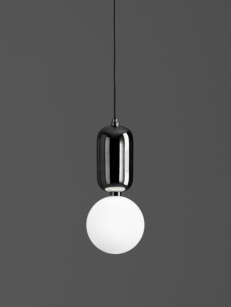 Aballs White Black LED Pendant Lamp | Buy Luxury Hanging Lights Online India