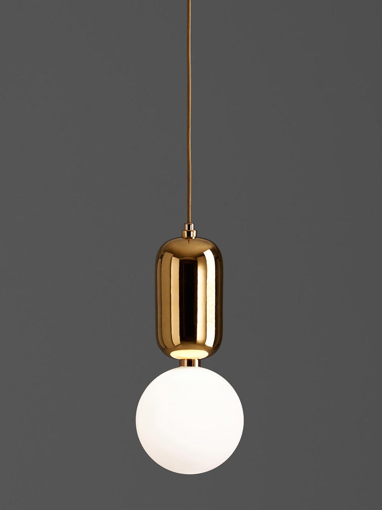 Aballs White Gold Pendant Lamp | Buy Luxury Hanging Lights Online India