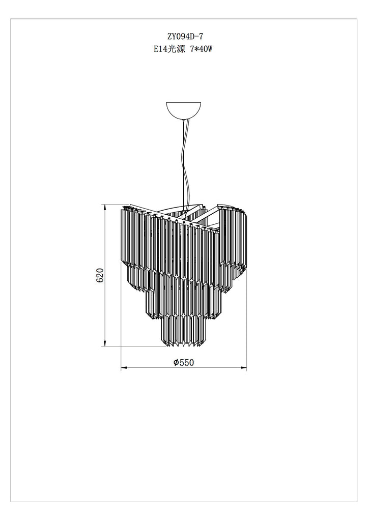 Chimes Gold Crystal Designer Chandelier | Buy Luxury Chandeliers Online India