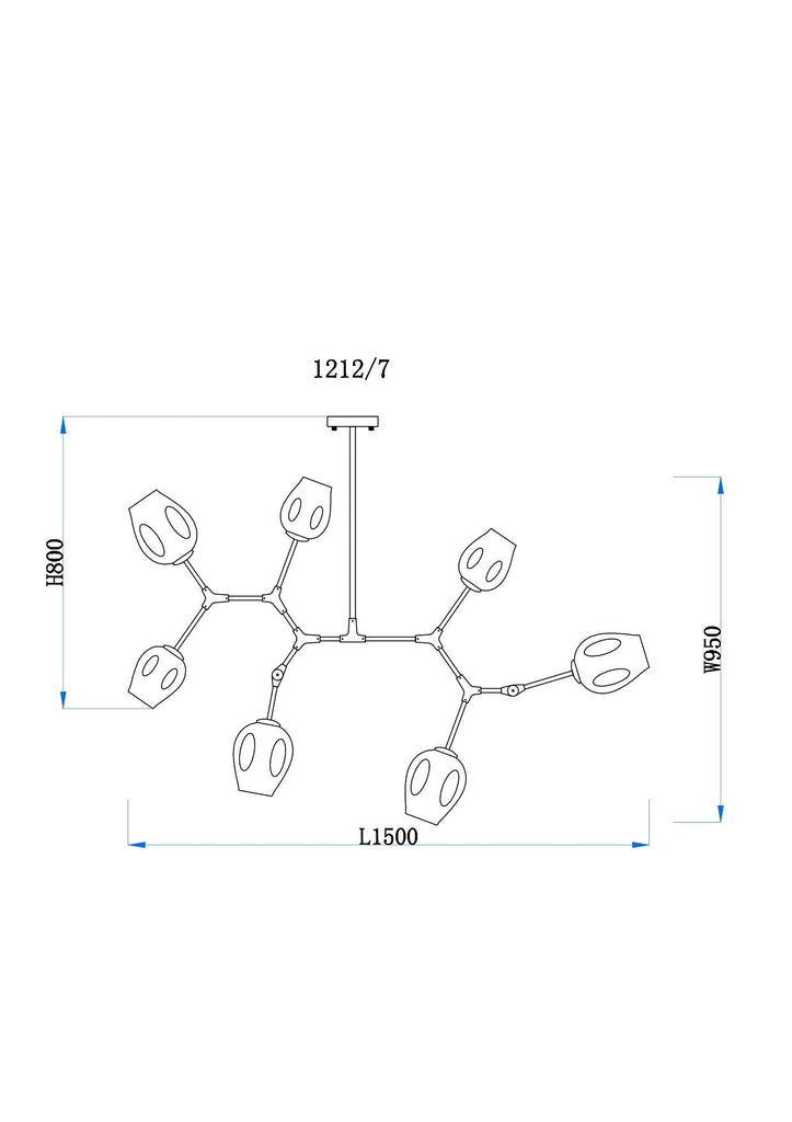 Bernard Amber | Buy LED Chandeliers Online in India | Jainsons Emporio Lights