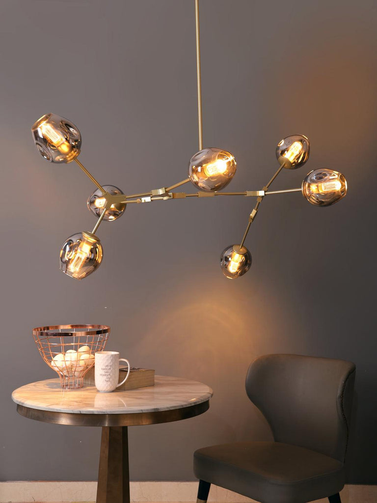 Bernard 7-Lamp | Buy LED Chandeliers Online in India | Jainsons Emporio Lights