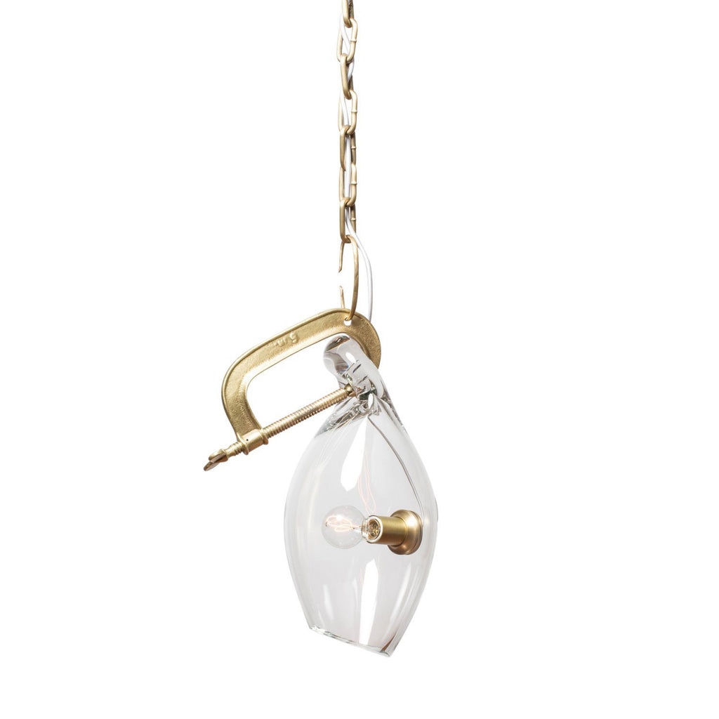 Clamper Gold Pendant Light | Buy Hanging Ceiling Lights Online India
