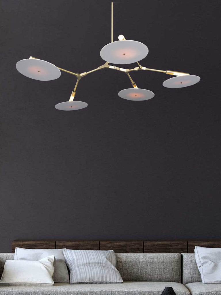 Branching Discs LED Chandelier | Buy LED Chandeliers Online India