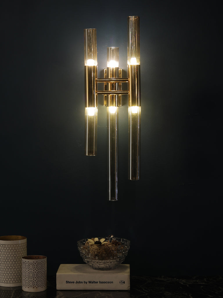 Trident Gold Wall Light | Buy Luxury Wall Lights Online India