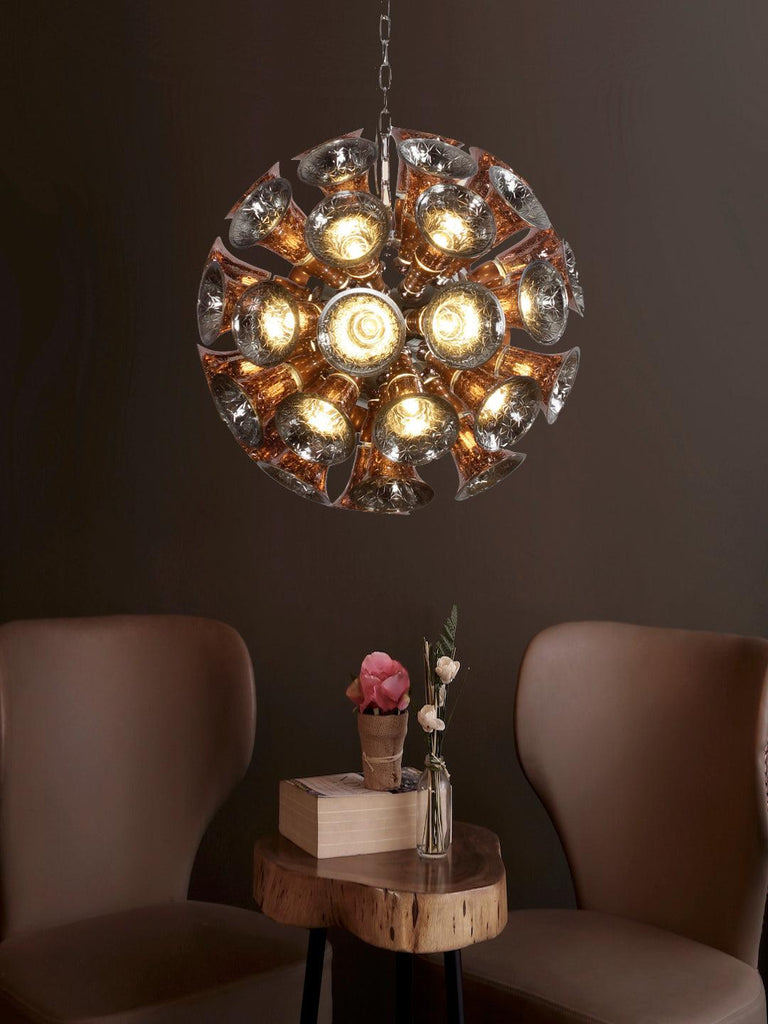 Atom Copper Chandelier | Buy Modern Chandeliers Online India