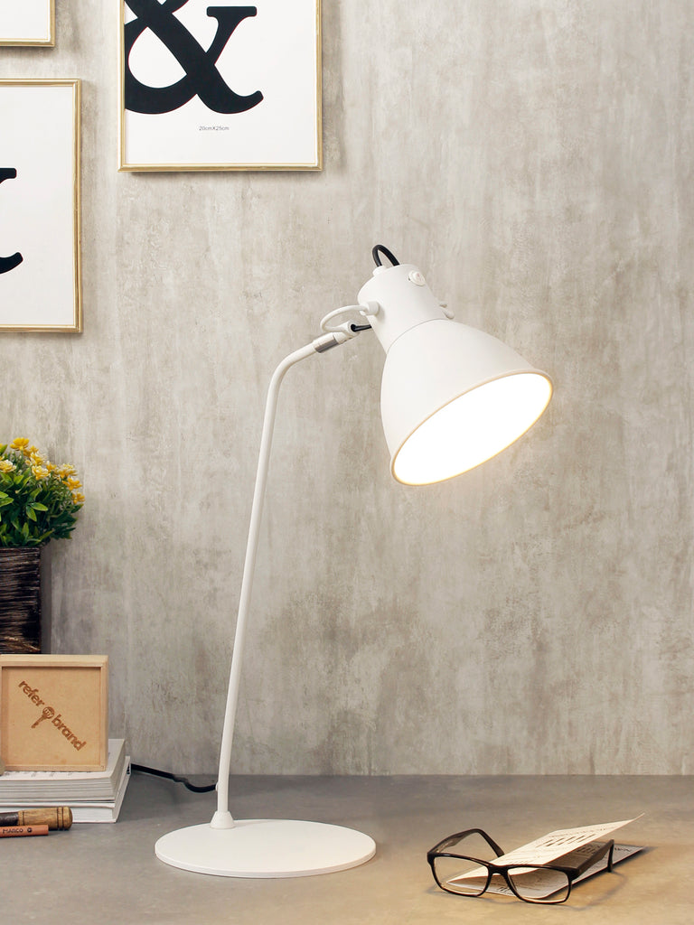 Pareo White Desk Lamps | Buy Modern Desk Lamps Online India