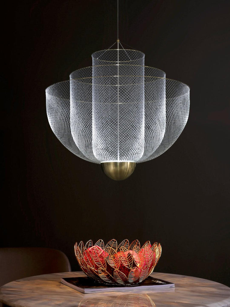Meshed | Buy Silver Hanging Lights Online in India | Jainsons Emporio Lights