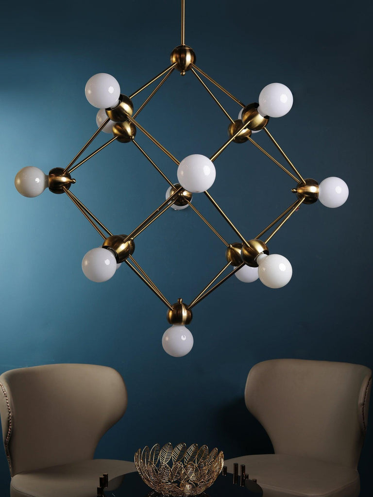 Tallis Sputnik Gold Chandelier | Buy Decorative Chandeliers Online India