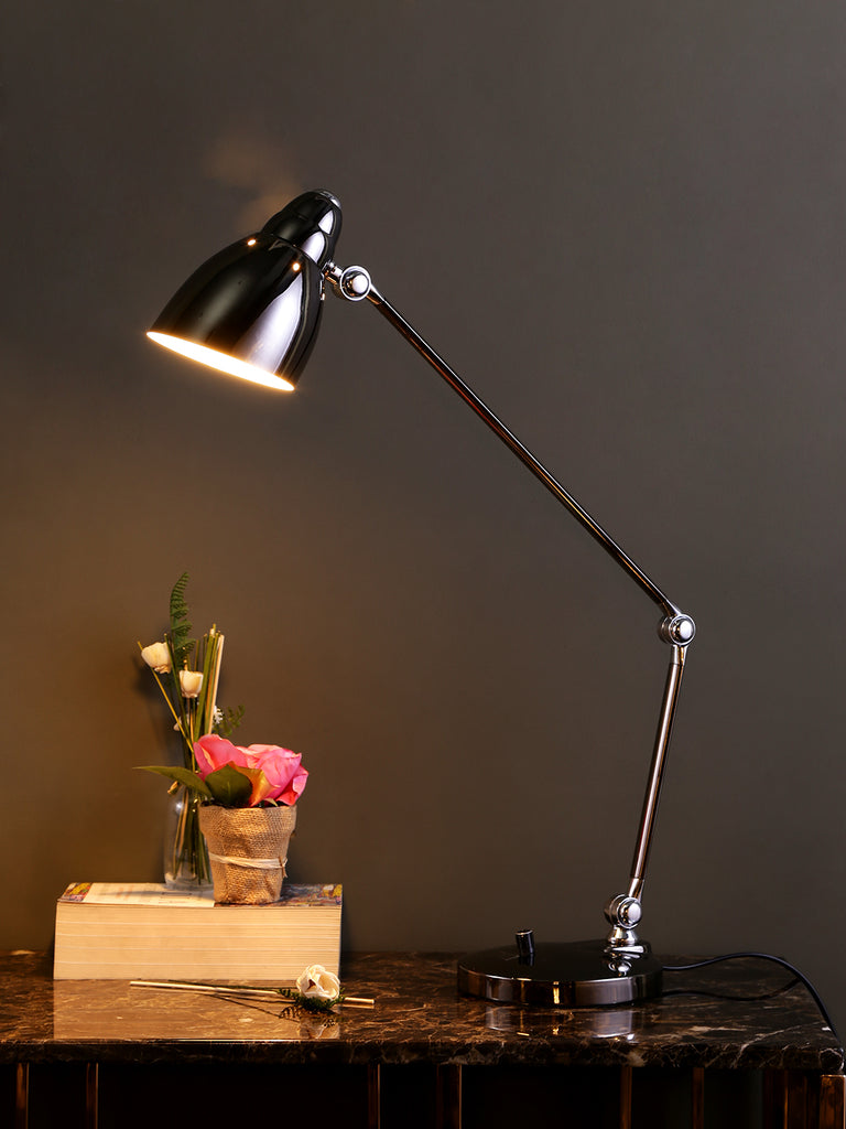 Rolf Silver Desk Lamp | Buy Modern Desk Lamps Online India