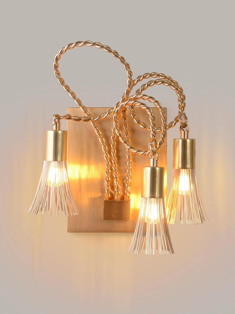 Tassels Gold Wall Lamp | Buy Modern Wall Light Online India