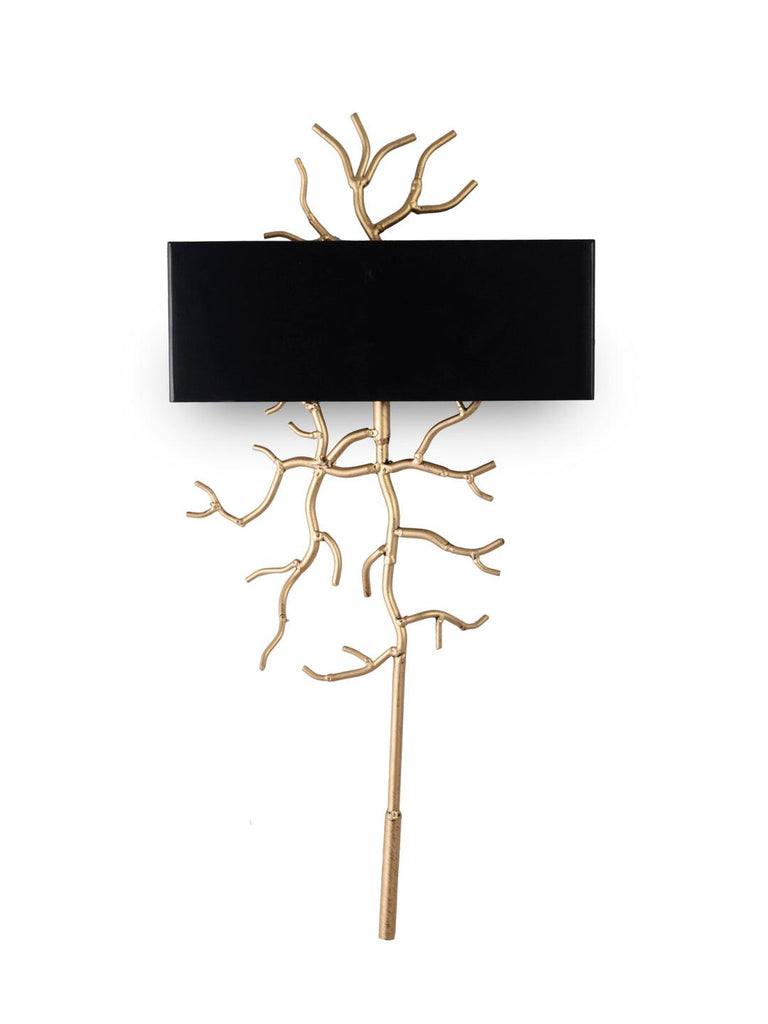 Twig Black Gold Wall Lamp | Buy Luxury Wall Light Online India