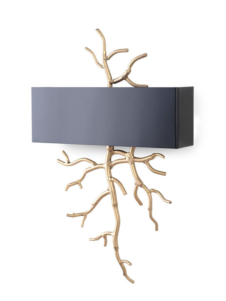Twig Black Gold Wall Lamp | Buy Luxury Wall Light Online India