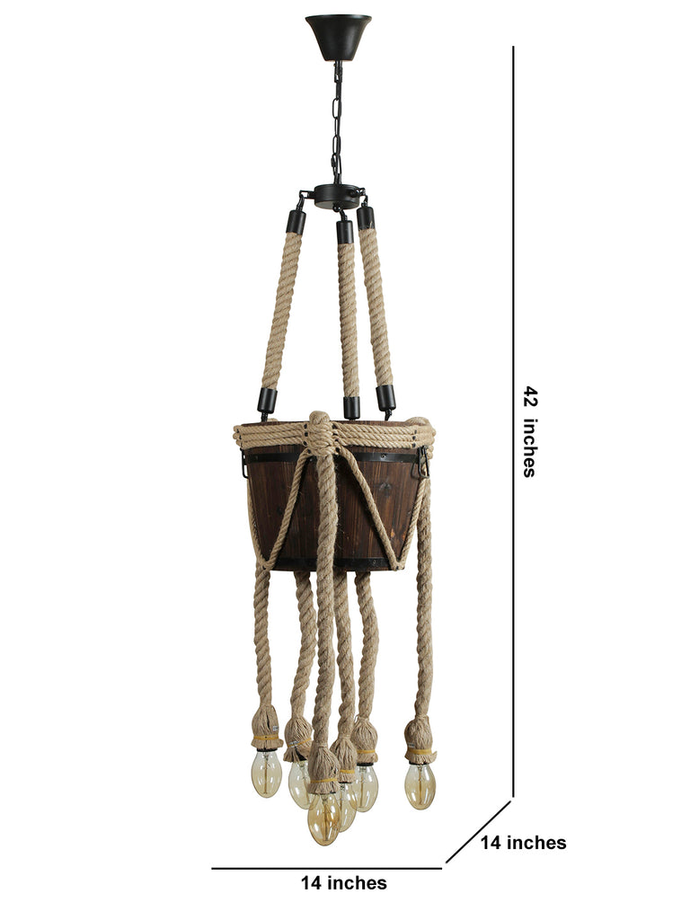 Roper Industrial Pendant Light | Buy Luxury Hanging Lights Online India