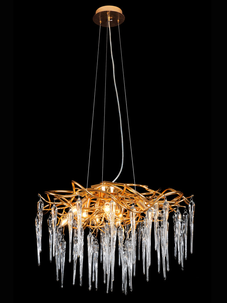 Olivia Champagne Crystal Chandelier | Buy Luxury Chandeliers Online India