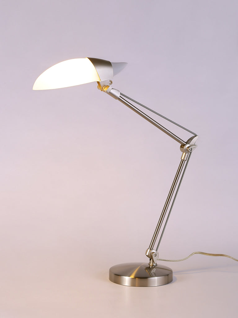 Hensen Silver Desk Lamp | Buy Modern Desk Lamps Online India