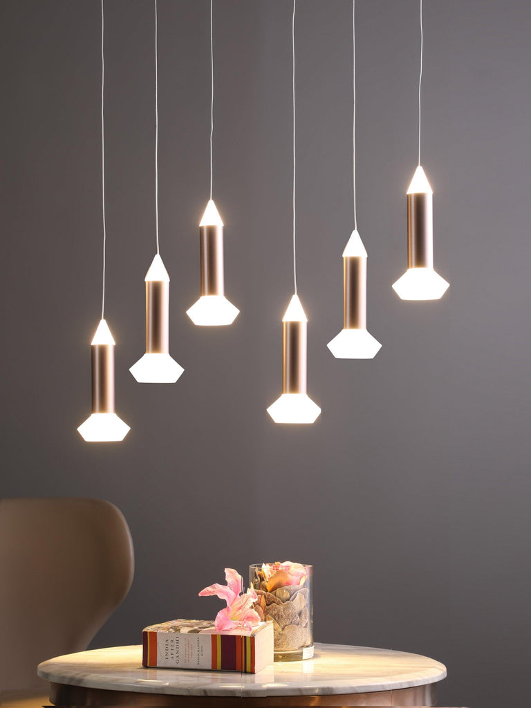 Adeline 6-Lamp | Buy LED Chandeliers Online in India | Jainsons Emporio Lights