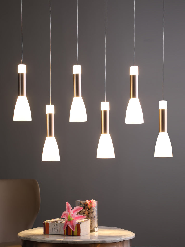 Candolin 6-Lamp | Buy LED Chandeliers Online in India | Jainsons Emporio Lights