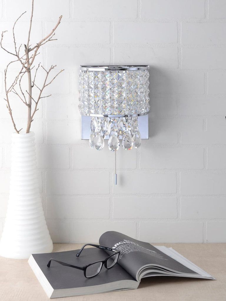 Venissa Crystal Wall Lamp | Buy Modern Wall Light Online India