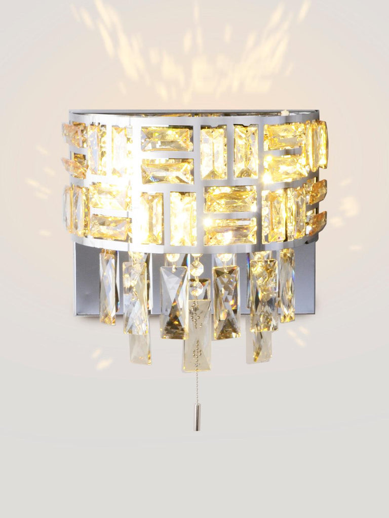 Larissa Crystal Wall Lamp | Buy Modern Wall Light Online India