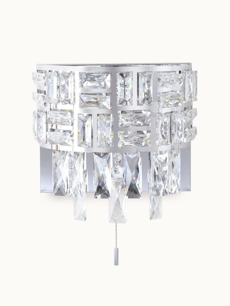 Morissa Crystal Wall Lamp | Buy Modern Wall Light Online India