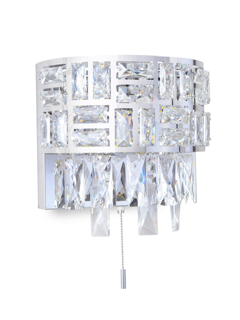 Morissa Crystal Wall Lamp | Buy Modern Wall Light Online India