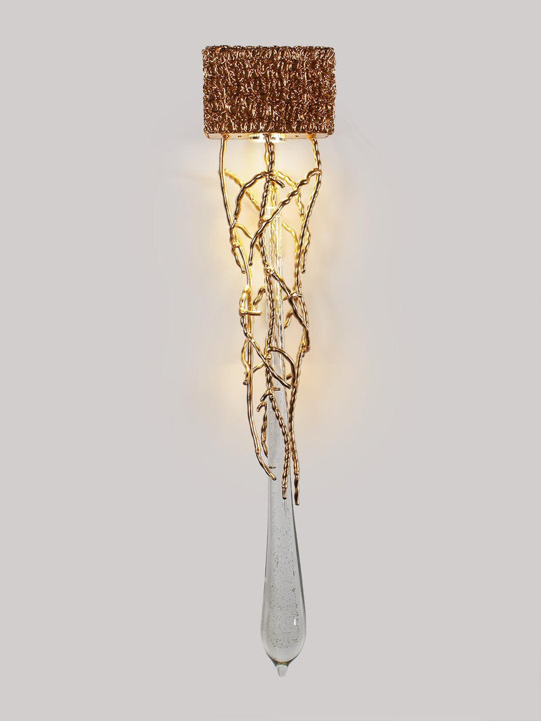 Enor Gold Crystal Wall Light| Buy LED Wall Lights Online India