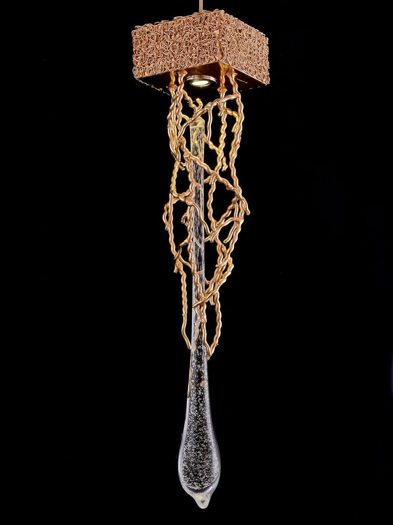 Enor Crystal Drop Hanging Light | Buy Modern LED Ceiling Lights Online India