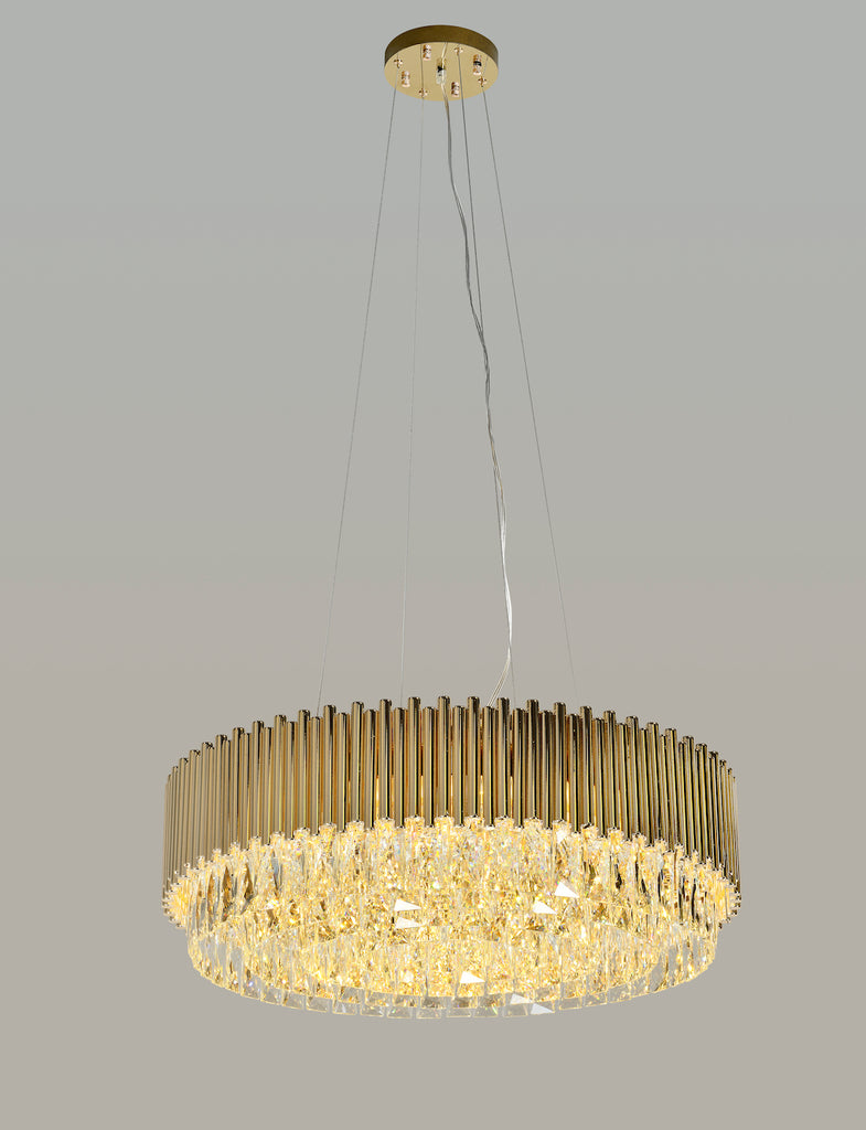 Palatial Gold Crystal Chandelier | Buy Luxury Chandeliers Online India
