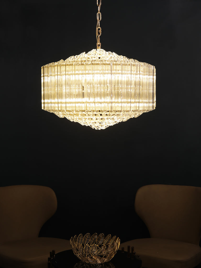 Casca Crystal Rod Chandelier | Buy Crystal Chandeliers Online India