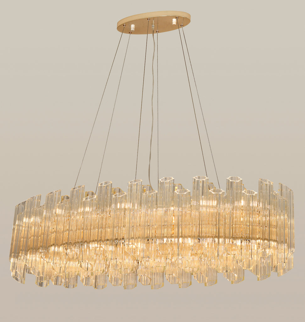 Scarlett Gold Crystal Chandelier | Buy Luxury Chandeliers Online India