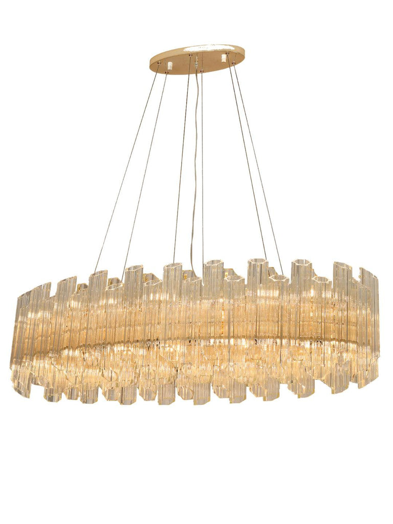 Scarlett Gold Crystal Chandelier | Buy Luxury Chandeliers Online India