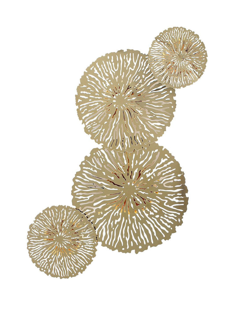 Christos Gold Disc Wall Light | Buy Modern Wall Lights Online India