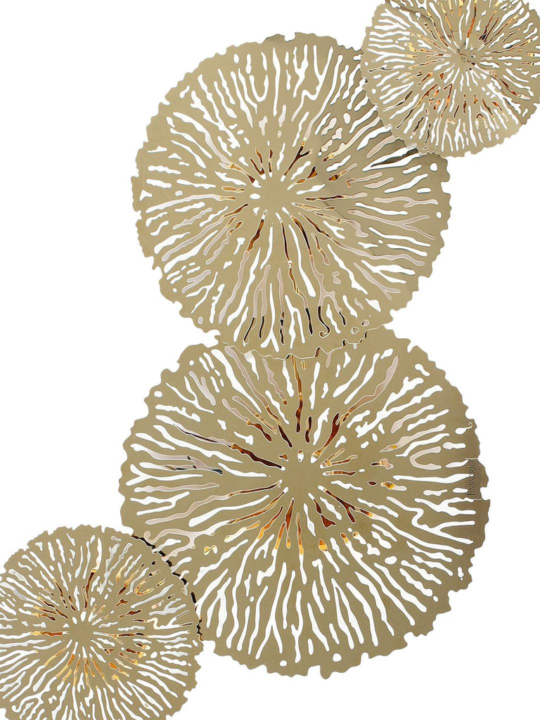 Christos Gold Disc Wall Light | Buy Modern Wall Lights Online India