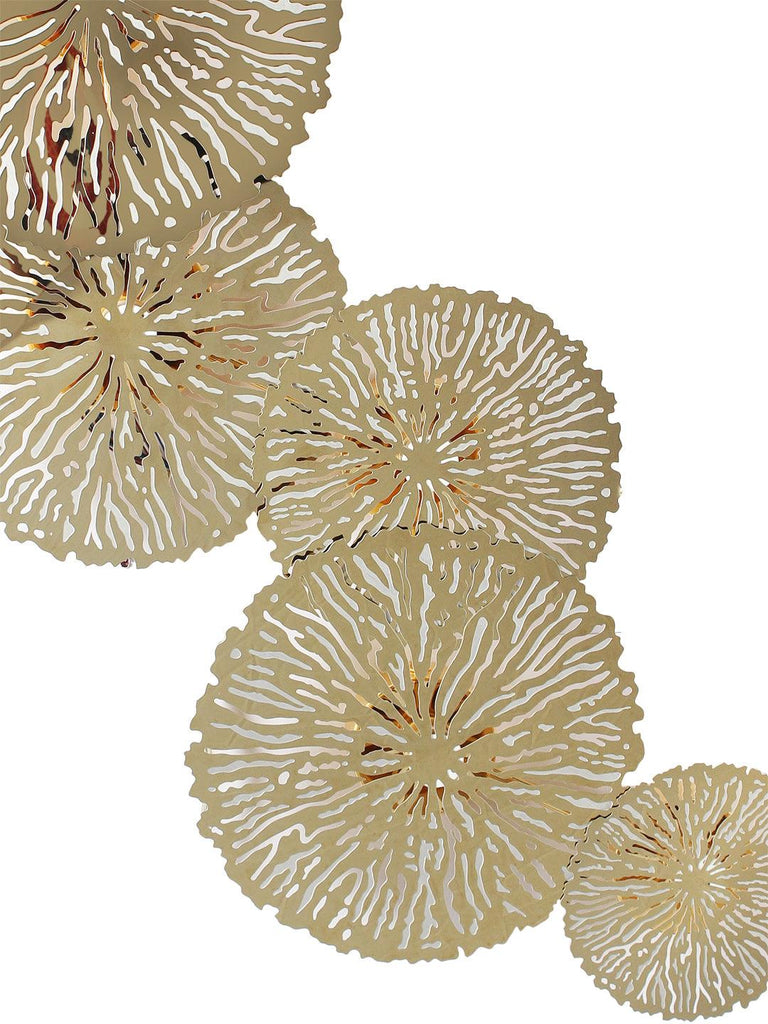 Christos Gold Disc Wall Light | Buy Modern Wall Lights Online India
