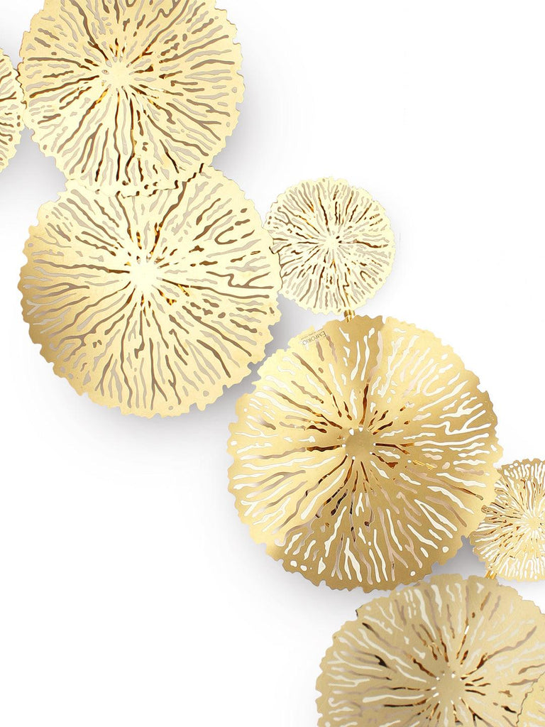 Christos Gold Disc Wall Light | Buy Modern Wall Lights Online India