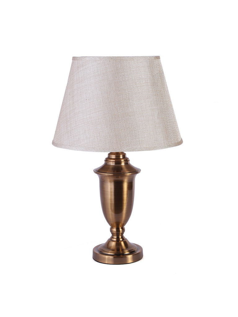 Marc White Gold Table Lamp | Buy Traditional Table Lamps Online India
