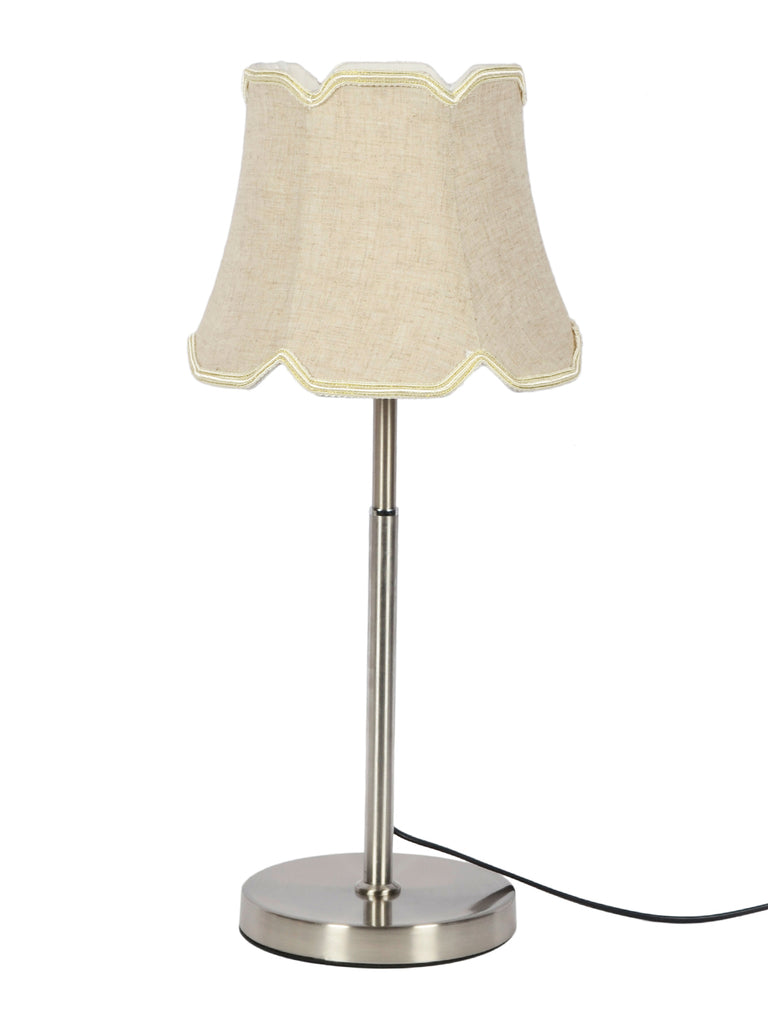 David White Silver Table Lamp | Buy Modern Table Lamps Online India