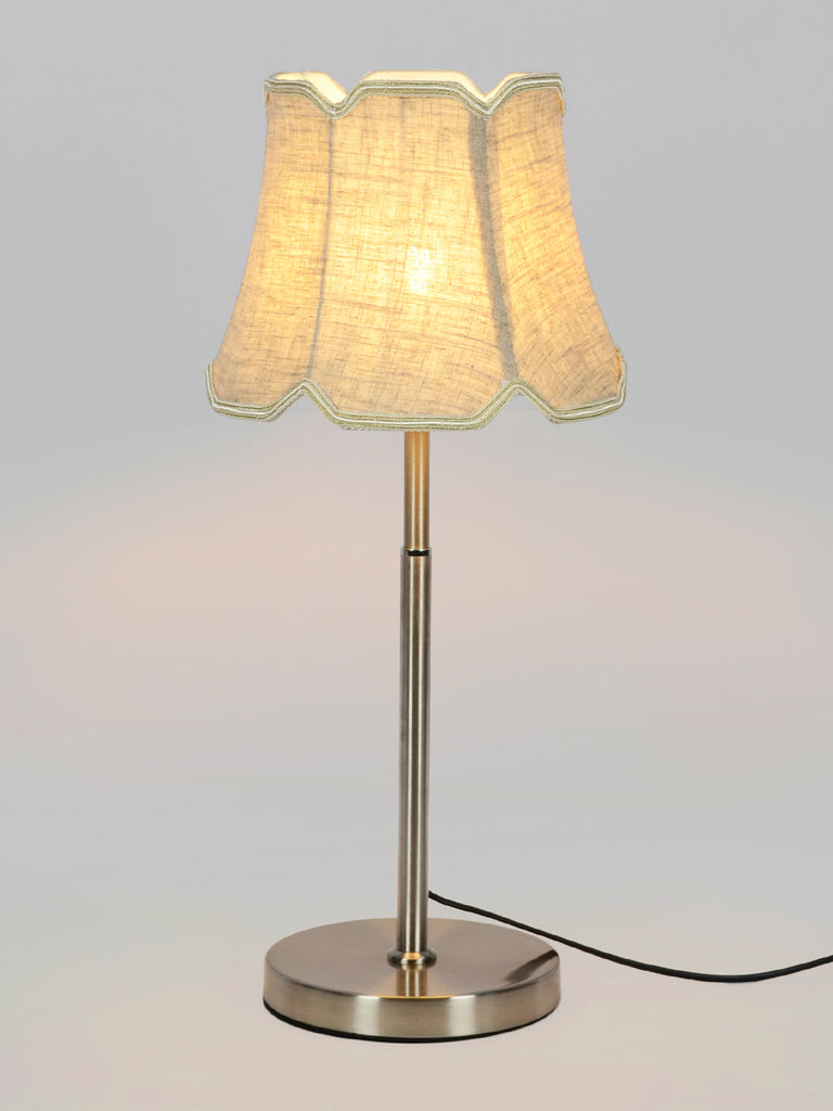 David White Silver Table Lamp | Buy Modern Table Lamps Online India