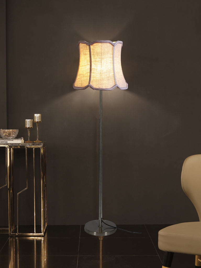 David White Gold Floor Lamp | Buy Luxury Floor Lamps Online India