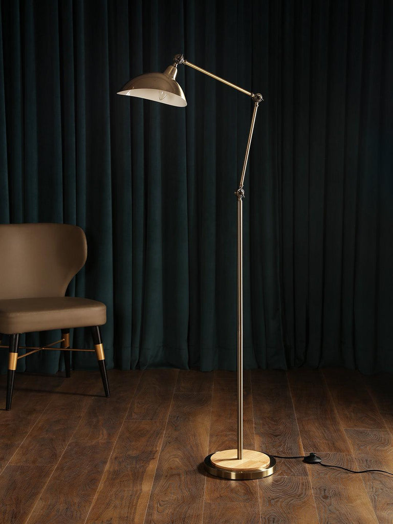 Olaf Gold Arc Floor Lamp| Buy Modern Floor Lamps Online India