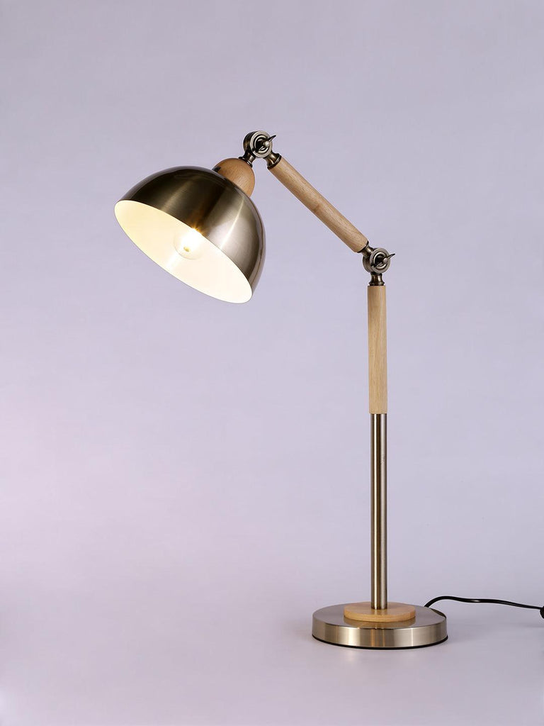 Nilsen Silver Desk Lamp | Buy Modern Desk Lamps Online India
