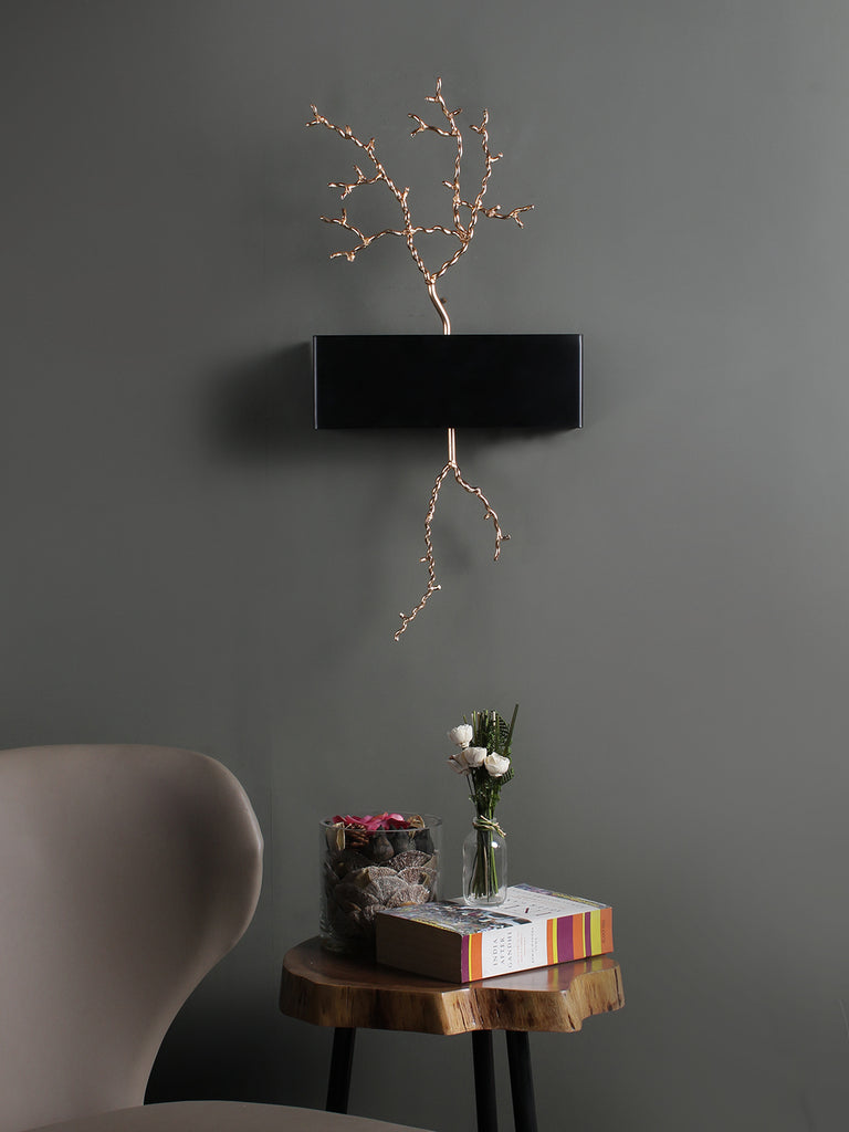Twig Black Gold Wall Light| Buy Modern Wall Lights Online India
