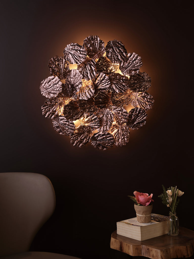 Leaves Copper | Buy Wall Lights Online in India | Jainsons Emporio Lights