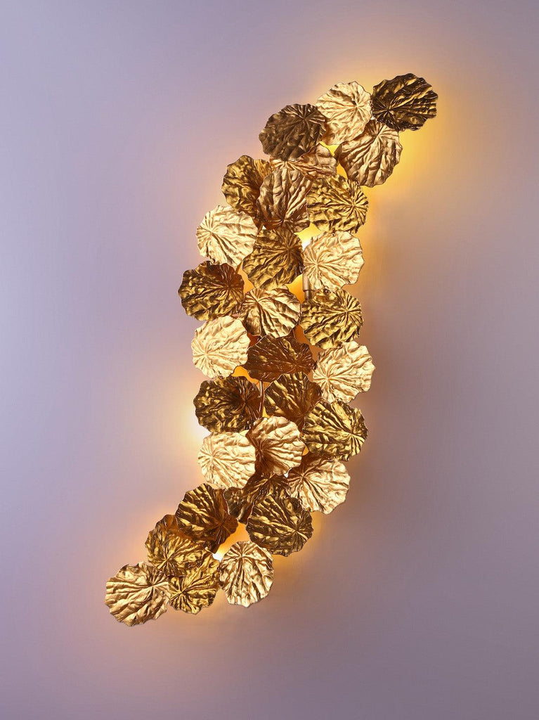 Leaves Gold | Buy Wall Lights Online in India | Jainsons Emporio Lights